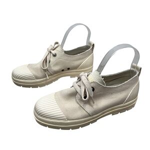 Boks by Reebok Women's Beige Canvas Sneakers 7.5